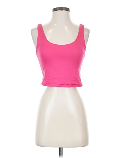 Pre-owned Sincerely Jules Tank Top Pink Strapless Neckline Tops
