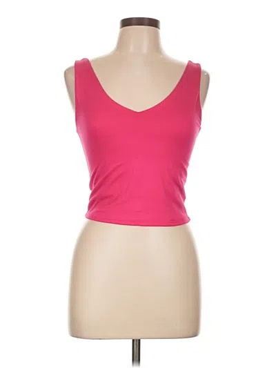 Pre-owned Sincerely Jules Tank Top Pink Strapless Neckline Tops