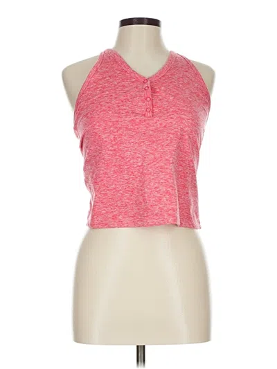 Pre-owned Sincerely Jules Tank Top Red Halter Neckline Tops
