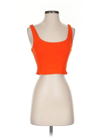 Pre-owned Sincerely Jules Tank Top Red Strapless Neckline Tops