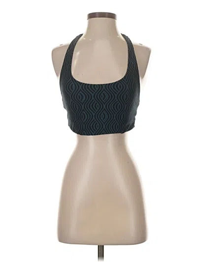 Pre-owned Sincerely Jules Tank Top Teal Halter Neckline Tops