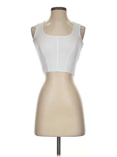 Pre-owned Sincerely Jules Tank Top White Strapless Neckline Tops