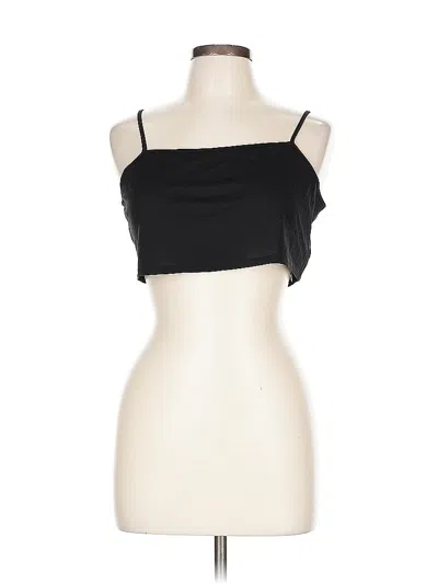 Pre-owned Sincerely Jules Tube Top Black Strapless Neckline Tops