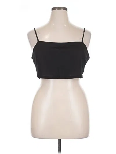 Pre-owned Sincerely Jules Tube Top Black Strapless Neckline Tops