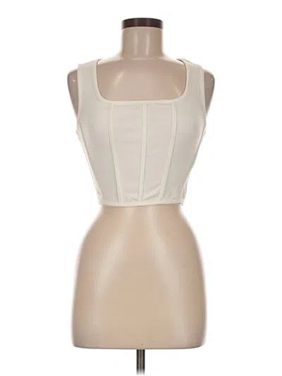 Pre-owned Sincerely Jules Tube Top Ivory Square Neckline Tops