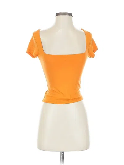 Pre-owned Sincerely Jules Tube Top Orange Sweetheart Neckline Tops