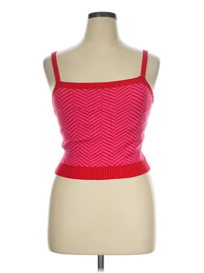 Sincerely Jules Tube Top Red Strapless Neckline Tops