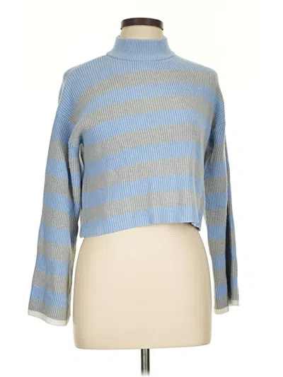 Pre-owned Sincerely Jules Turtleneck Sweater In Blue