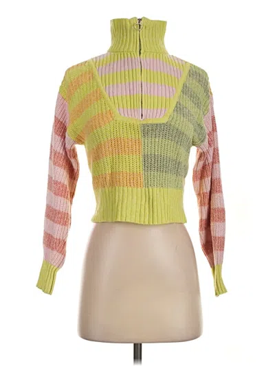 Pre-owned Sincerely Jules Turtleneck Sweater In Green