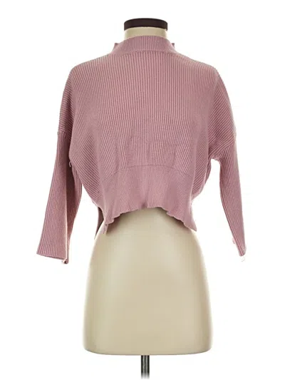 Pre-owned Sincerely Jules Turtleneck Sweater In Pink