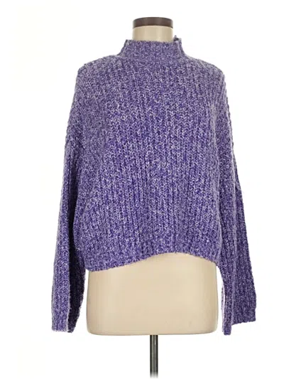 Pre-owned Sincerely Jules Turtleneck Sweater In Purple
