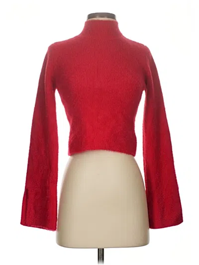 Pre-owned Sincerely Jules Turtleneck Sweater In Red