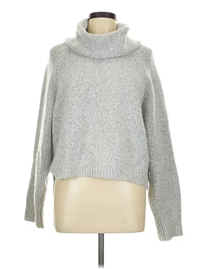Pre-owned Sincerely Jules Turtleneck Sweater In Silver