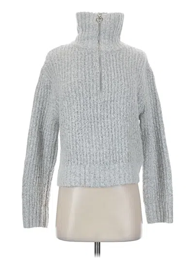 Pre-owned Sincerely Jules Turtleneck Sweater In Silver