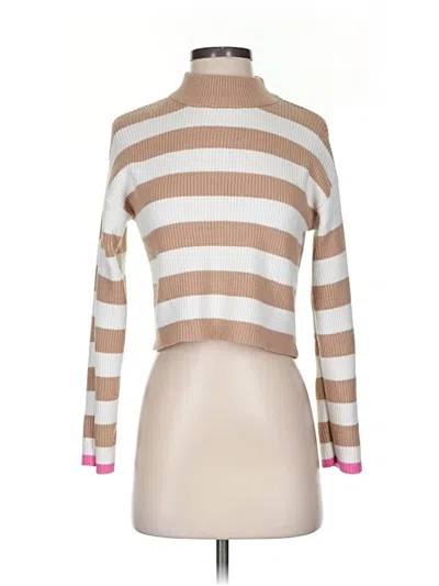 Pre-owned Sincerely Jules Turtleneck Sweater In Tan
