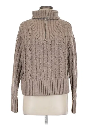 Pre-owned Sincerely Jules Turtleneck Sweater In Tan