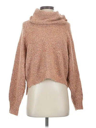 Pre-owned Sincerely Jules Turtleneck Sweater In Tan