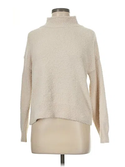 Pre-owned Sincerely Jules Turtleneck Sweater In White