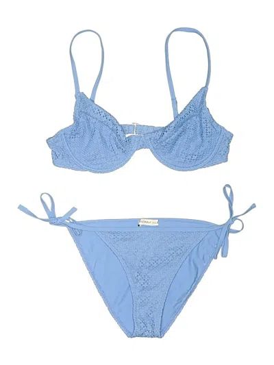 Pre-owned Sincerely Jules Two Piece Swimsuit In Blue