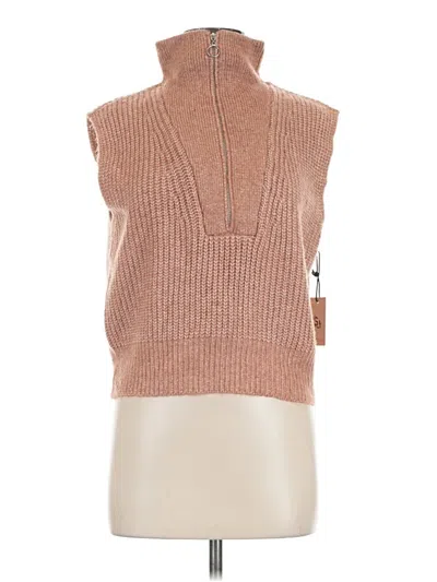 Pre-owned Sincerely Jules Vest In Brown