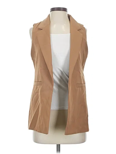 Pre-owned Sincerely Jules Vest In Tan