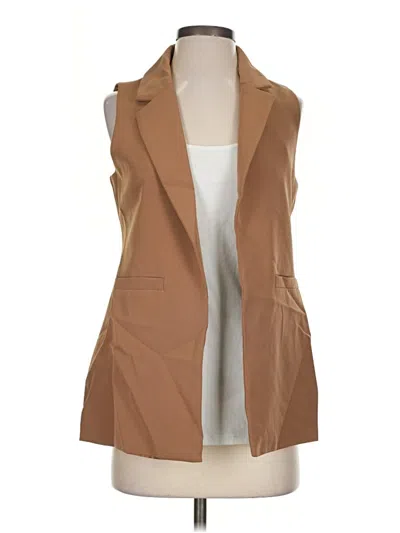 Pre-owned Sincerely Jules Vest In Tan