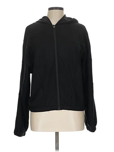 Pre-owned Sincerely Jules Zip Up Hoodie In Black