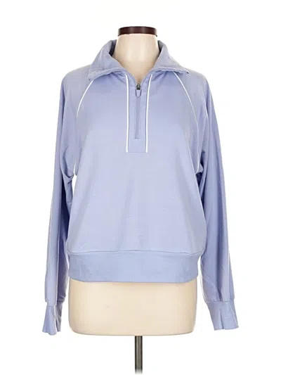 Pre-owned Sincerely Jules Zip Up Hoodie In Blue
