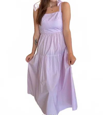 Sincerely Ours Alexa Maxi Dress In Pink In Purple