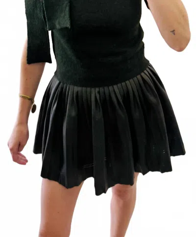Sincerely Ours All Good Mini Skirt In Black