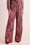 Sincerely Ours Billie Pant In Wavy Stripes In Multi