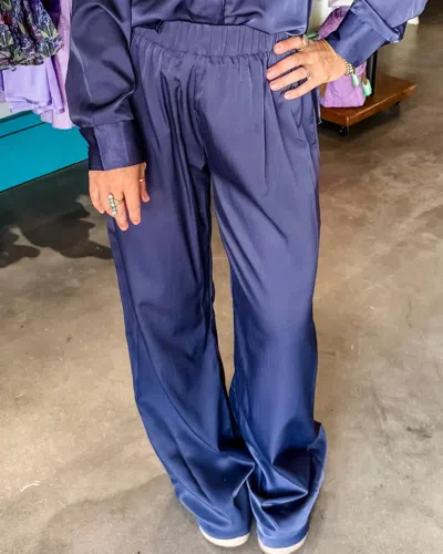 Sincerely Ours Billie Pants In Smoke Blue
