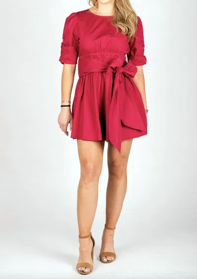 Sincerely Ours Brisbane Dress In Berry In Pink