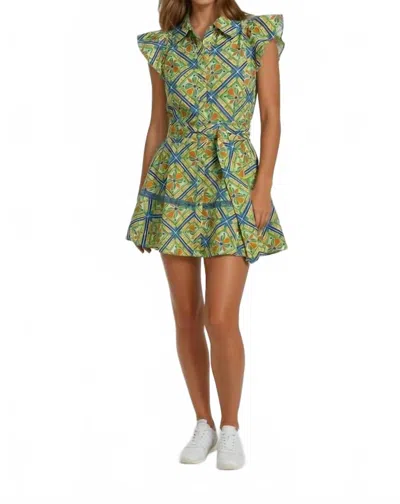 Sincerely Ours Cara Mini Dress In Almafi Bloom In Multi