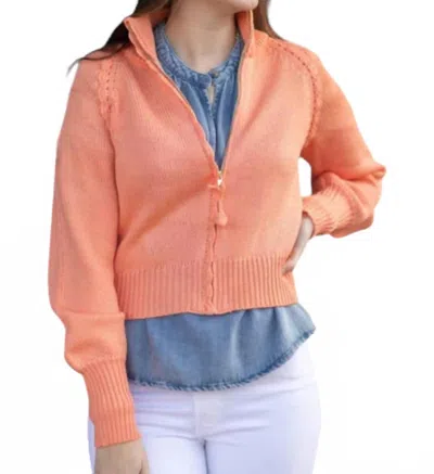 Sincerely Ours Cerise Creamsicle Sweater In Orange In Pink