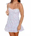 Sincerely Ours Cherry Check Romper In Multi In Multi