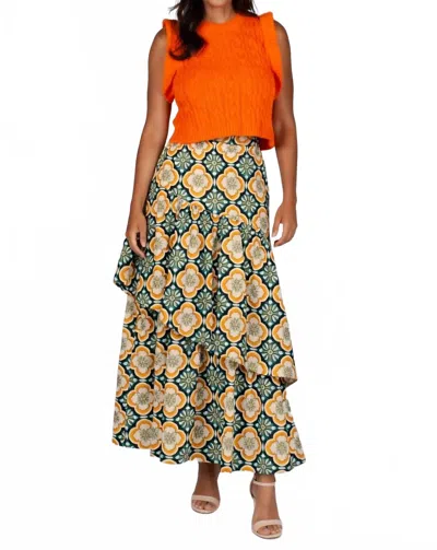 Sincerely Ours Clementine Tile Skirt In Multi