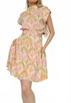 Sincerely Ours Elise Dress In Spring Palms In Multi In Multi
