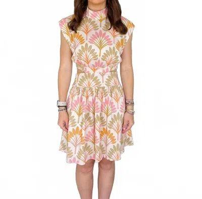 Sincerely Ours Elise Mini Dress In Spring Plams In Multi
