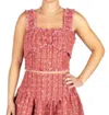 Sincerely Ours Ellie Top In Pink Multi Tweed