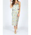 Sincerely Ours Piper Printed Midi Skirt In Multi In Multi