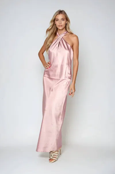Sincerely Ours Gia Midi Dress In Mauve In Pink