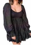 Sincerely Ours Kinsley Dress In Black In Black
