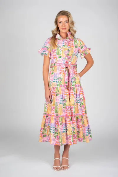 Sincerely Ours Lena Petal Parade Dress In Floral In Multi