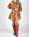 Sincerely Ours Lexi Dress In Primary Abstract In Multi