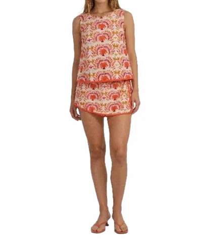 Sincerely Ours Madison Tank Top In Palma Rosa In Multi