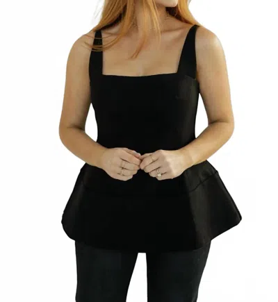 Sincerely Ours Mirabell Ponte Tank In Black