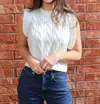 Sincerely Ours Miranda Vest In White
