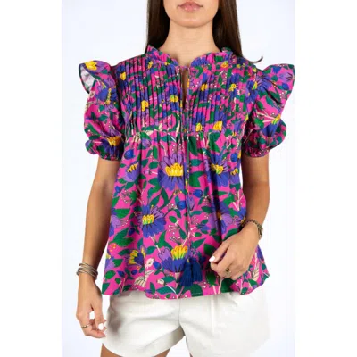 Sincerely Ours Nora Top In Floral Fairy Tale