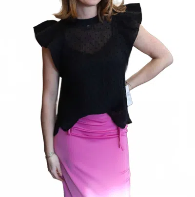 Sincerely Ours Oakleigh Short Sleeve Top In Heart Organza In Multi